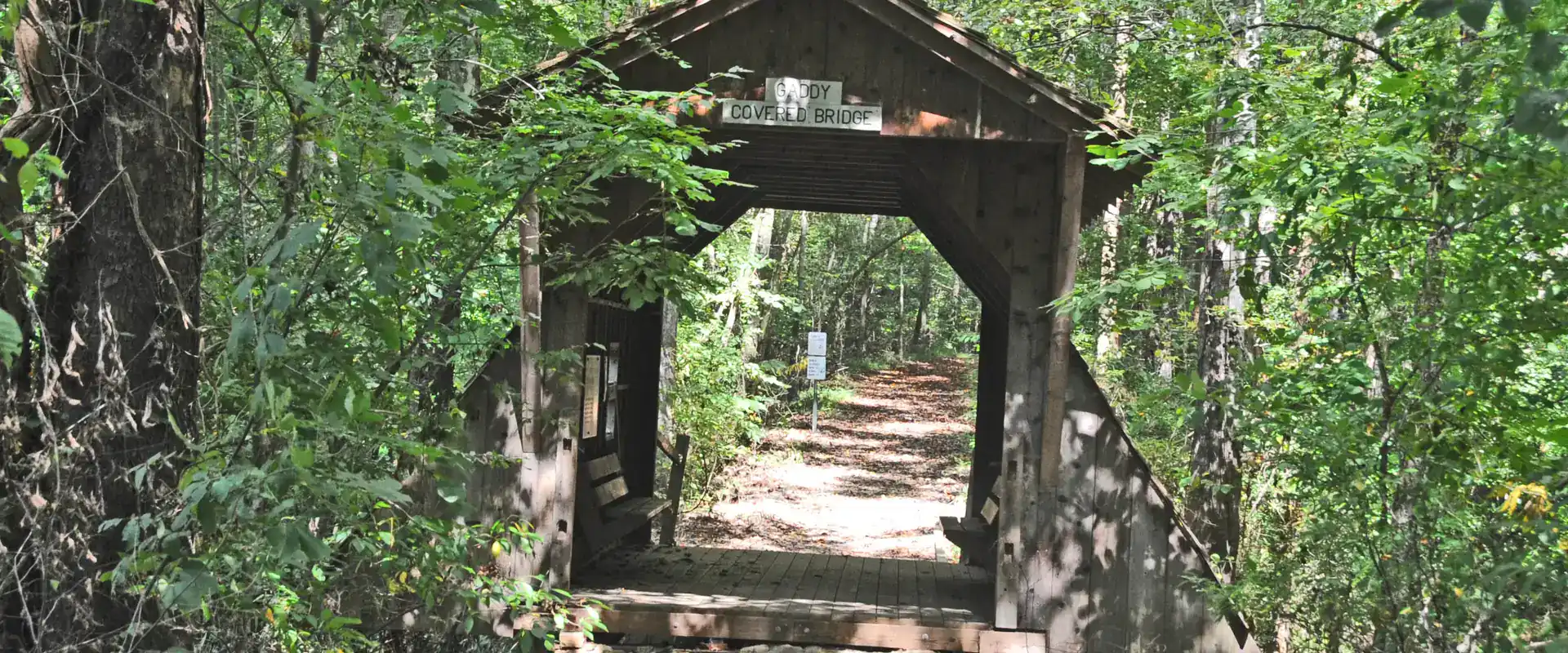 Gaddy Covered Bridge at Pee Dee National Wildlife Refuge, Anson County, NC